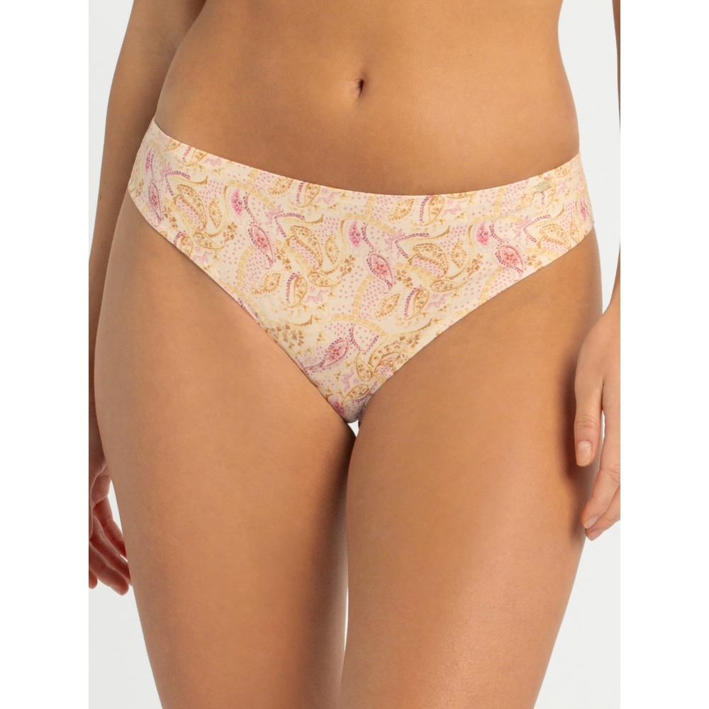 Jessica Simpson Womens 2 Pack Thong White Sands Paisley Size XXXL 22 NWT